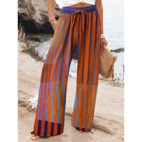 Casual Streetwear Wide-leg Athletic Pants From Europe And The US
