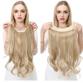 Women's Fishing Line Long Curly Large Wave Hair Extensions