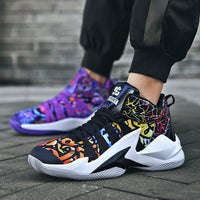 Men's White High Top Basketball Shoes