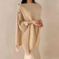 Women's Wool Slant Cape Scarf