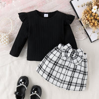 Fashion Personality Sunken Stripe Bow Girl Suit