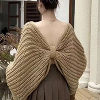 Retro Outerwear Short V-neck Top For Women