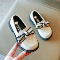 British Casual All-match Leather Shoes Little Girl College Retro