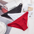 Low Waist T-back Half Sheath Women's Underwear