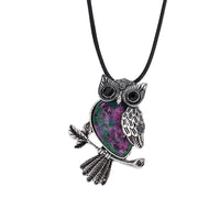 Natural Crystal Pendant Inlaid With Amethyst