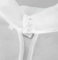 Women's Sheer Mesh Long-sleeved Shirt