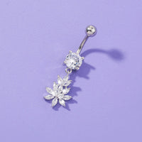Creative Zircon Umbilical Button Umbilical Ring Puncture