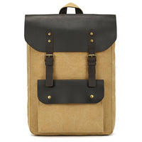 New Canvas Leather Large Capacity Backpack