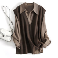 Women's Long Sleeve Loose Casual Shirt