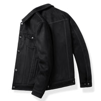 Fashion Retro Trend Slim Fit Handsome Casual Turn-down Collar Coat Men
