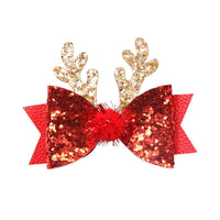 European And American Children Christmas Antlers Barrettes