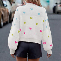 Relaxed-fit Long-sleeve Turtleneck Knit Casual Pullover Sweater