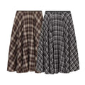Women's Loose Plaid Midi Dress