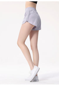 Women's Summer High Waist Casual Quick-drying Breathable Drawstring Sports Yoga Shorts