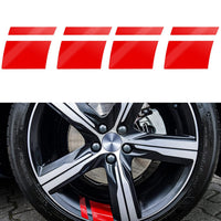 Steel Ring Modification Reflective Bumper Line Rearview Mirror Decorative Stickers