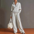 Women's Casual Fashionable Sports Long-Sleeve Suit