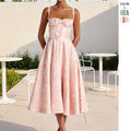Strap-back Soft-style Dress Womens Backless Dress