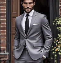 Business British-style Sophisticated Formal Mens Two-piece Suits
