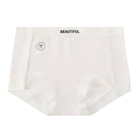 Antibacterial Underwear Women's Cotton Mid-waist Seamless Safety Non-curling