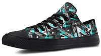 Fashion Printed Couple High Top Canvas Shoes
