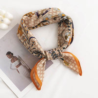 Printed 65cm Kerchief Scarf Shawl