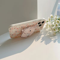 Ins Wind Broken Rabbit Silicone Phone Case