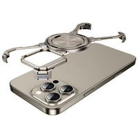 Magic Claw Shell Metal Phone Case Magnetic Suction Rotating Bracket Protective Sleeve