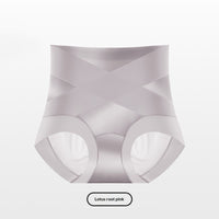 Womens Mid-to-High-Waist Seamless Light-Shaping Butt-Lifting Ultra-Thin Silk-Crotch Underwear