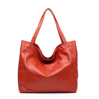 Women's Big Bag Strap Soft Leather Portable Shoulder