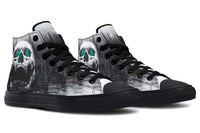 Printed Couple High Top Canvas Shoes