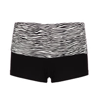 Printed Stitching High Waist Basic Style Casual Super Short Shorts