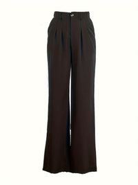 Women's High-waisted Straight-leg Loose-fit Versatile Casual Pants
