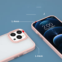High-grade Metal Ring Transparent Mobile Phone Case