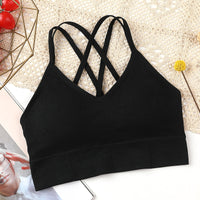 Sexy U-shaped Back, Double Shoulder Straps, Crossed Girl's Beautiful Back And Chest
