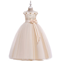 European And American One Shoulder Girls Dress Skirt