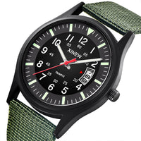 Men's Canvas Nylon Strap Watch