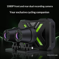 HD Front-and-rear Dual-lens Motorcycle Dash Cam