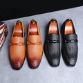 Big Yards Business Leisure Men Leather Shoes
