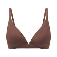 Women's Underwear Thin Small Breast Push Up Women's Front Buckle Backless Bra