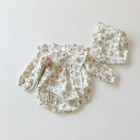 Baby Girl Long Sleeve Floral Romper