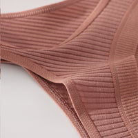 Womens Seamless Low-rise Cotton Sports Underwear