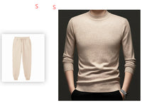 Thick Warm Sweater Half Turtleneck Simple All-matching Base