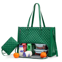2in1 Tote And Lunch Bag Combo  Extra-large Tote