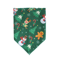 Pet Christmas Triangular Binder Dog Saliva Towel