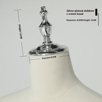 Model Head Cover Replacement Top Accessories Boys And Girls Electroplating Head Cover Gold Silver More Modeling