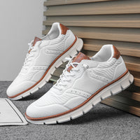 Mens Large Size Breathable Letter Print Quality Sneakers