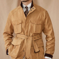 Business Commute Casual Suede Warm Men's Vintage Jacket