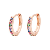 Diamond Mini Round Small Ear Ring Earrings