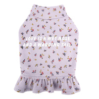 Pet Undershirt Teddy Bichon Thick Small Dog Outer Wear Floral Inner Wear Skirt