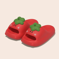 Cute Cartoon Eggplant Slippers For Women Summer Style